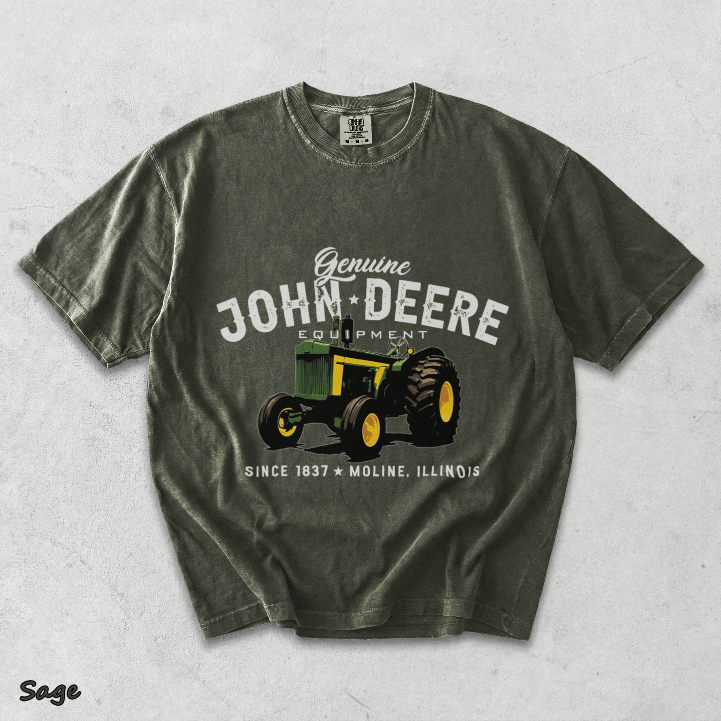 John Deere Tractor 2 - Sage mockup