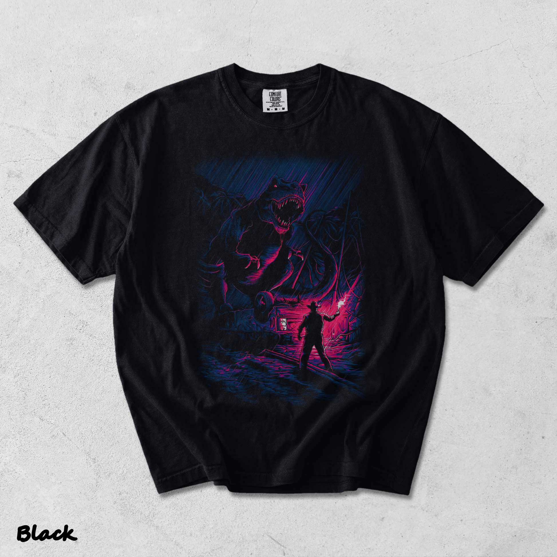 Jurassic Park - Black mockup