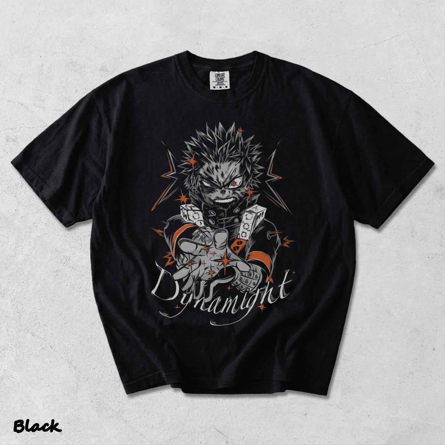 Katsuki Bakugo - Black mockup