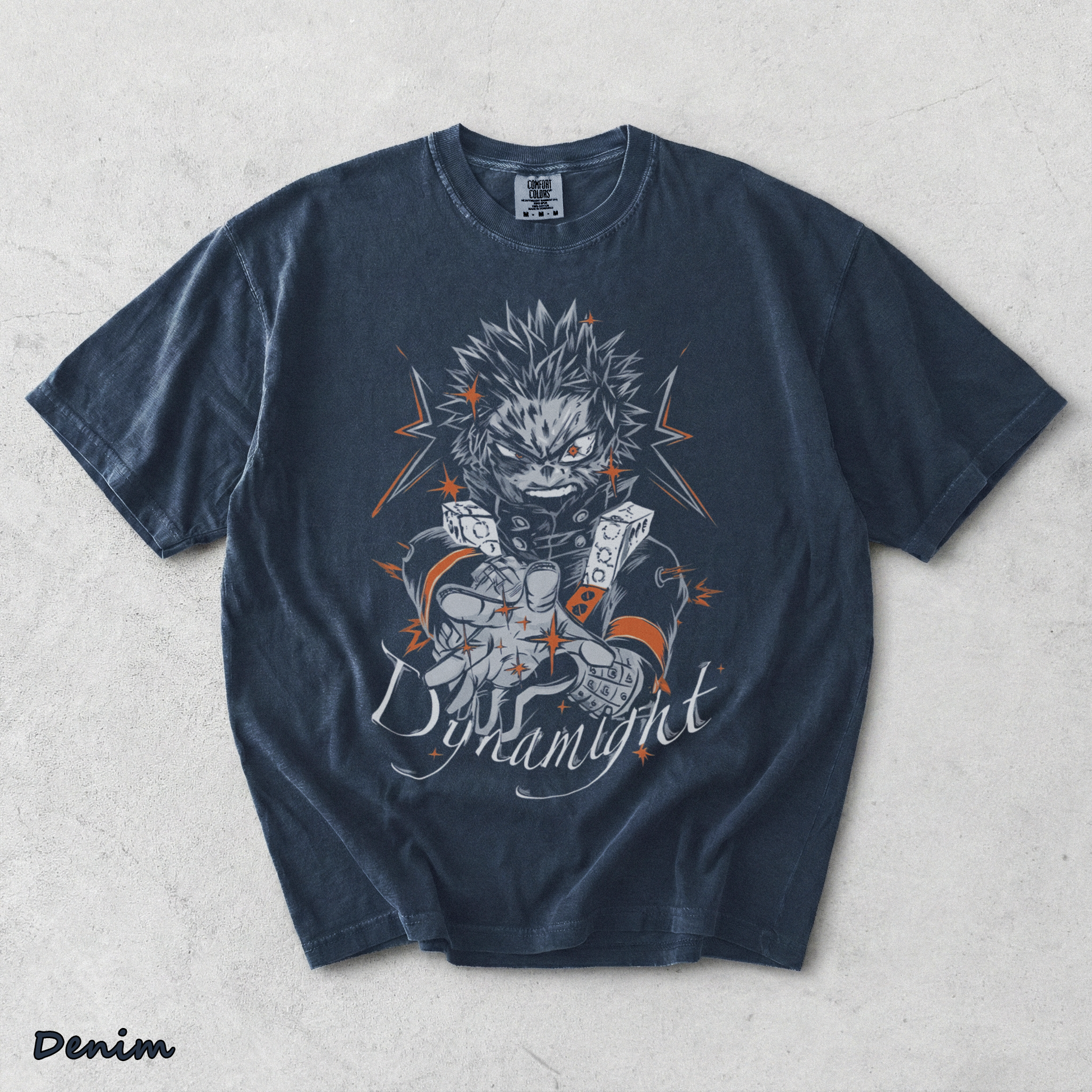 Katsuki Bakugo - Denim mockup