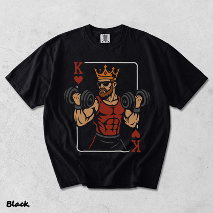 King Card Bodybuilder - Black mockup