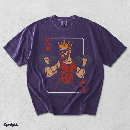 King Card Bodybuilder - Grape mockup