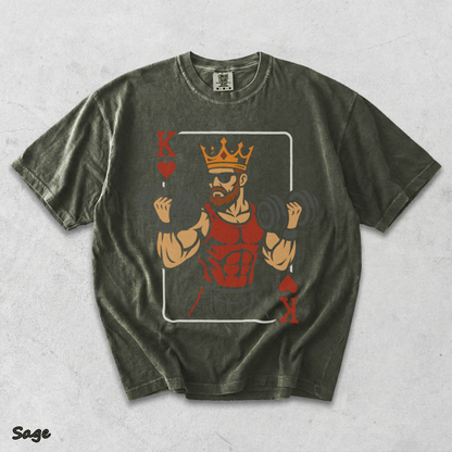King Card Bodybuilder - Sage mockup