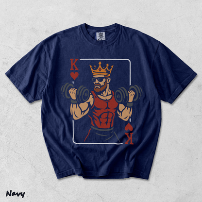 King Card Bodybuilder - True Navy mockup