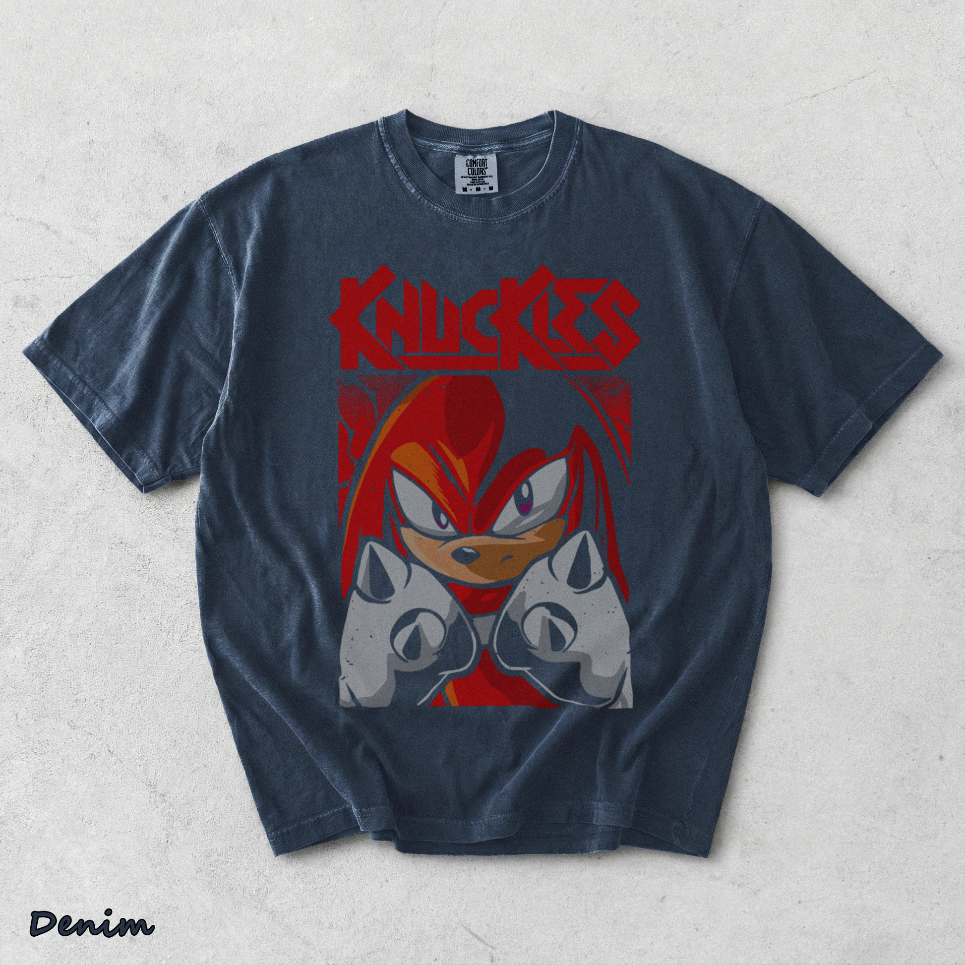 Knuckles - Denim mockup
