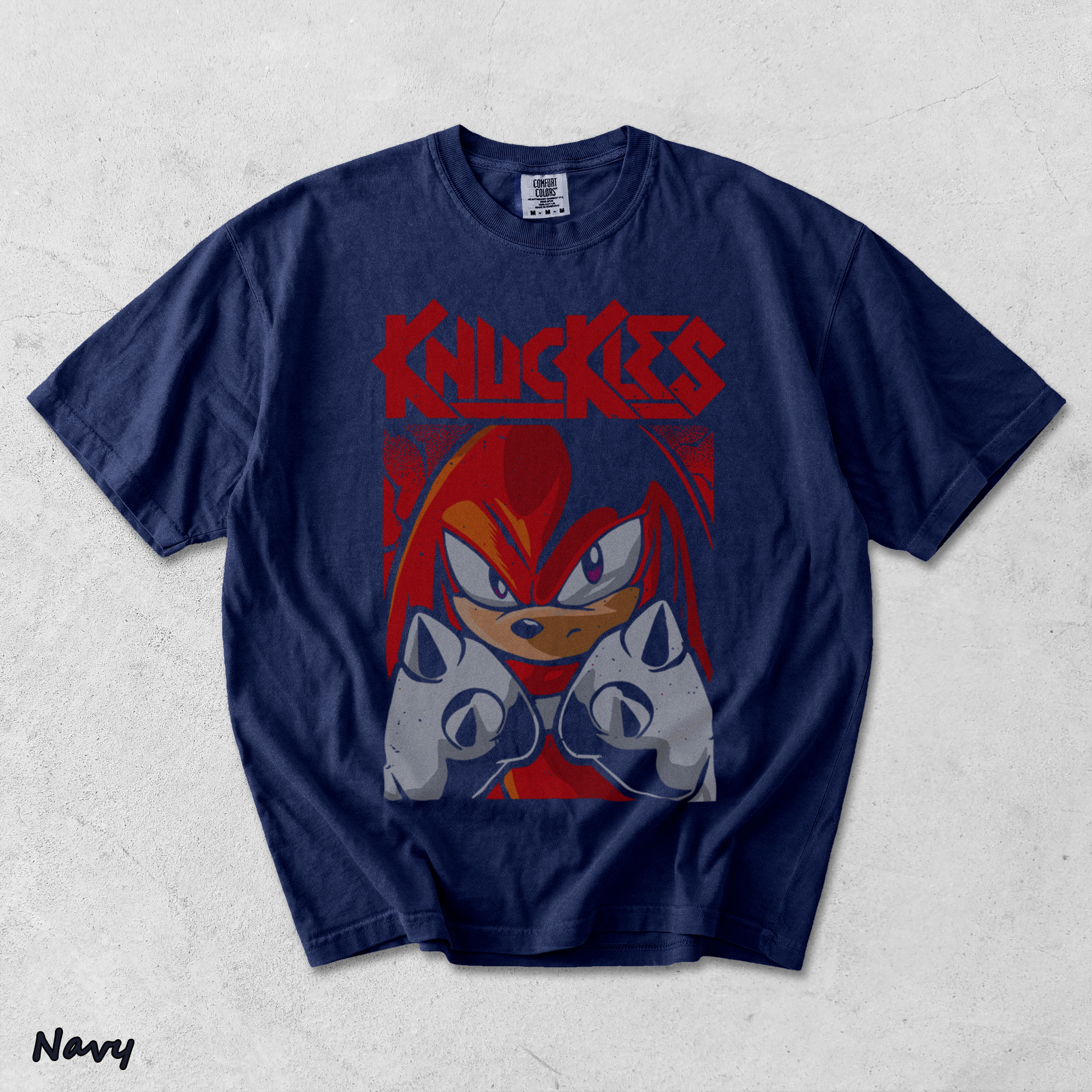 Knuckles - True Navy mockup