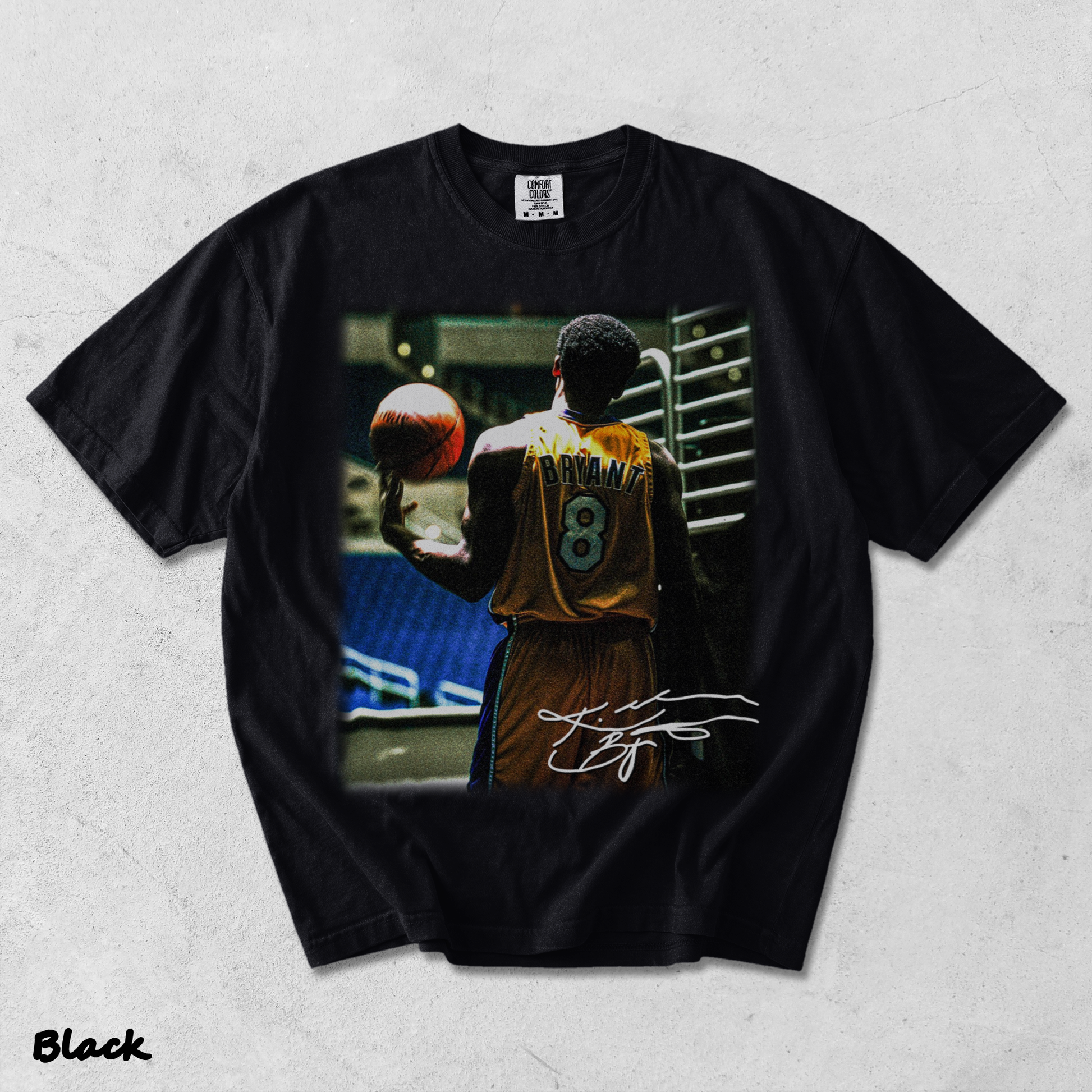 Kobe Bryant Back - Black mockup
