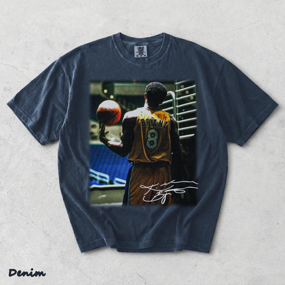 Kobe Bryant Back - Denim mockup