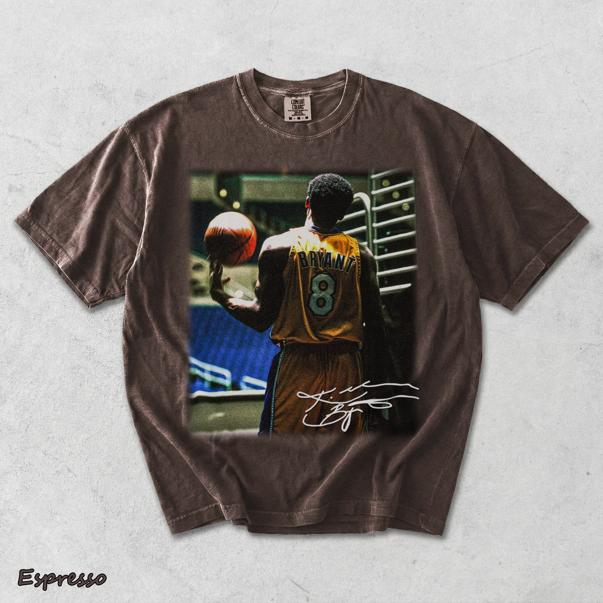 Kobe Bryant Back - Espresso mockup