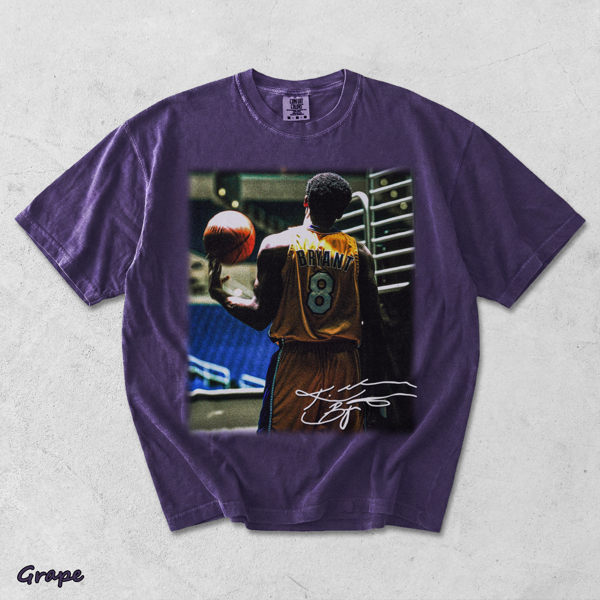 Kobe Bryant Back - Grape mockup