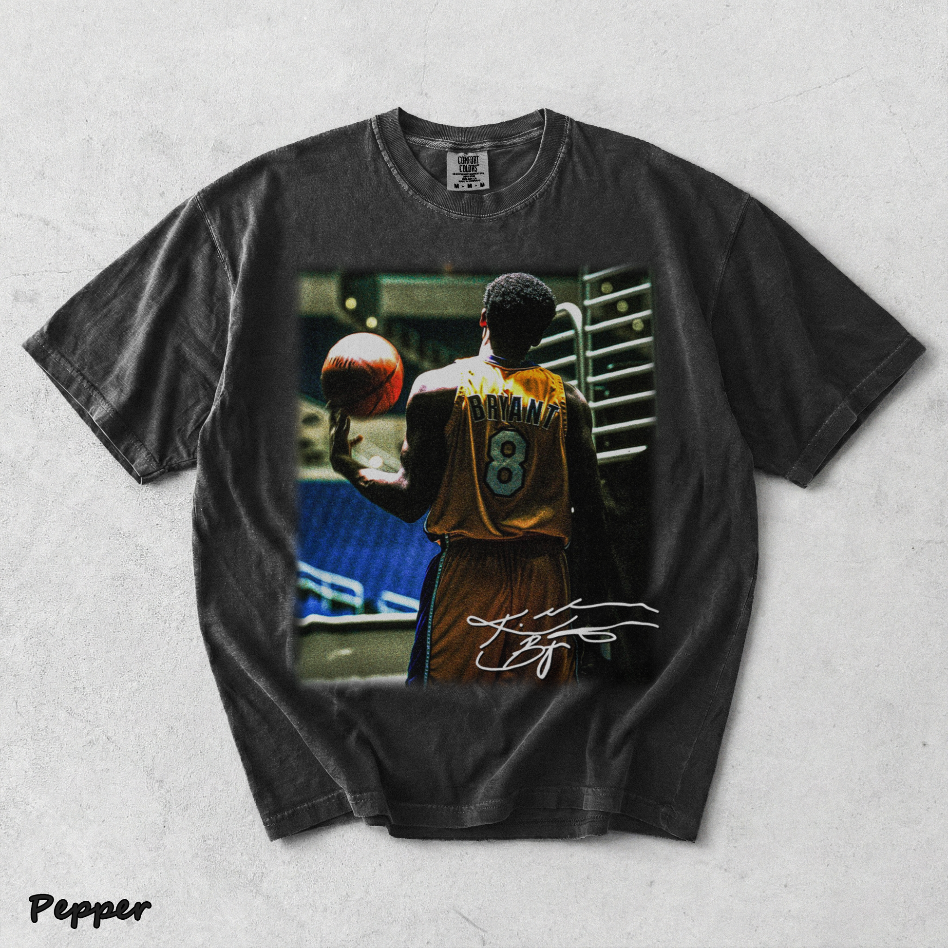 Kobe Bryant Back - Pepper mockup