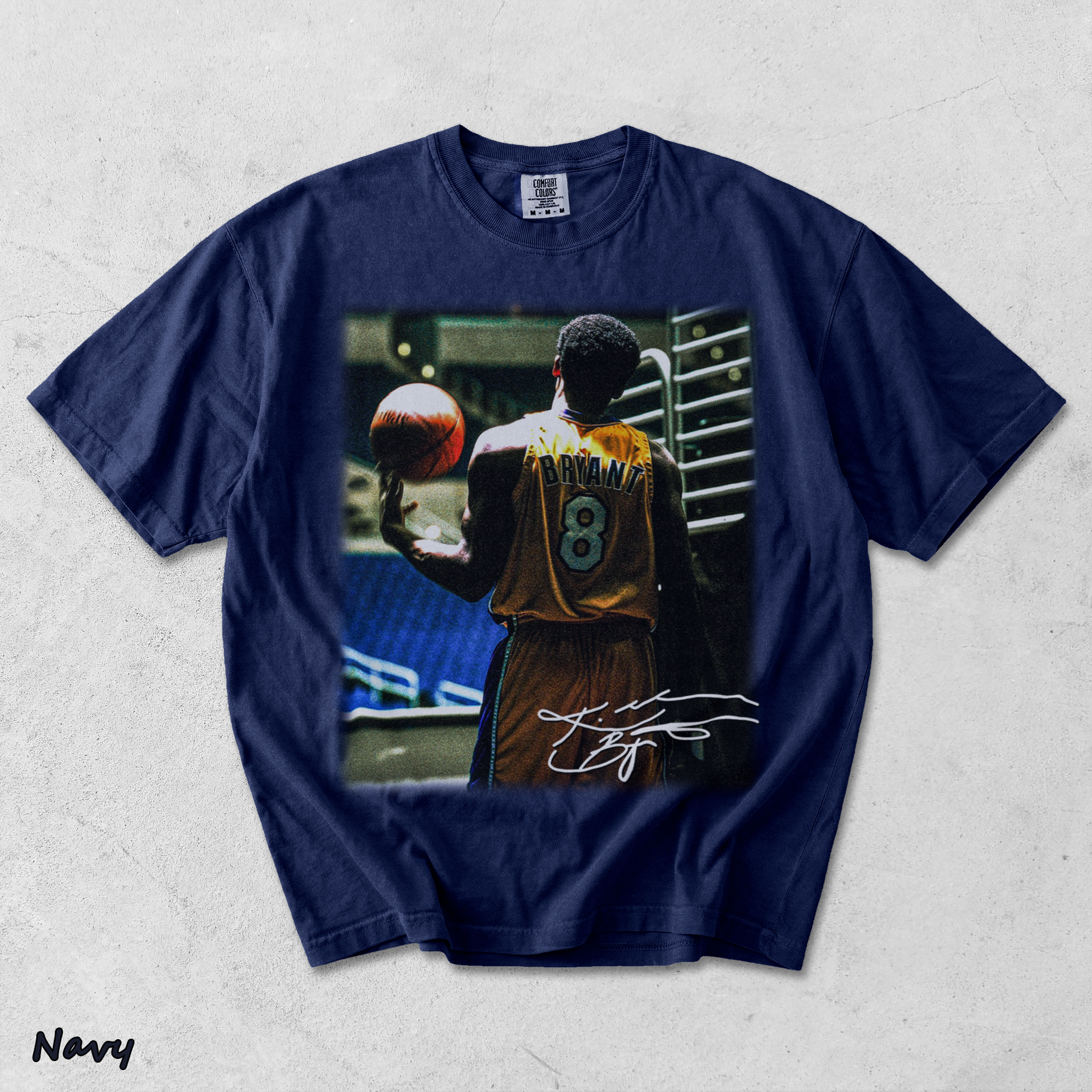Kobe Bryant Back - True Navy mockup