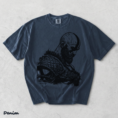 Kratos God of War 2 - Denim mockup