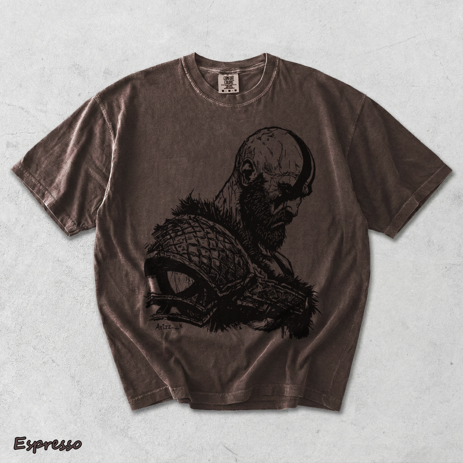 Kratos God of War 2 - Espresso mockup