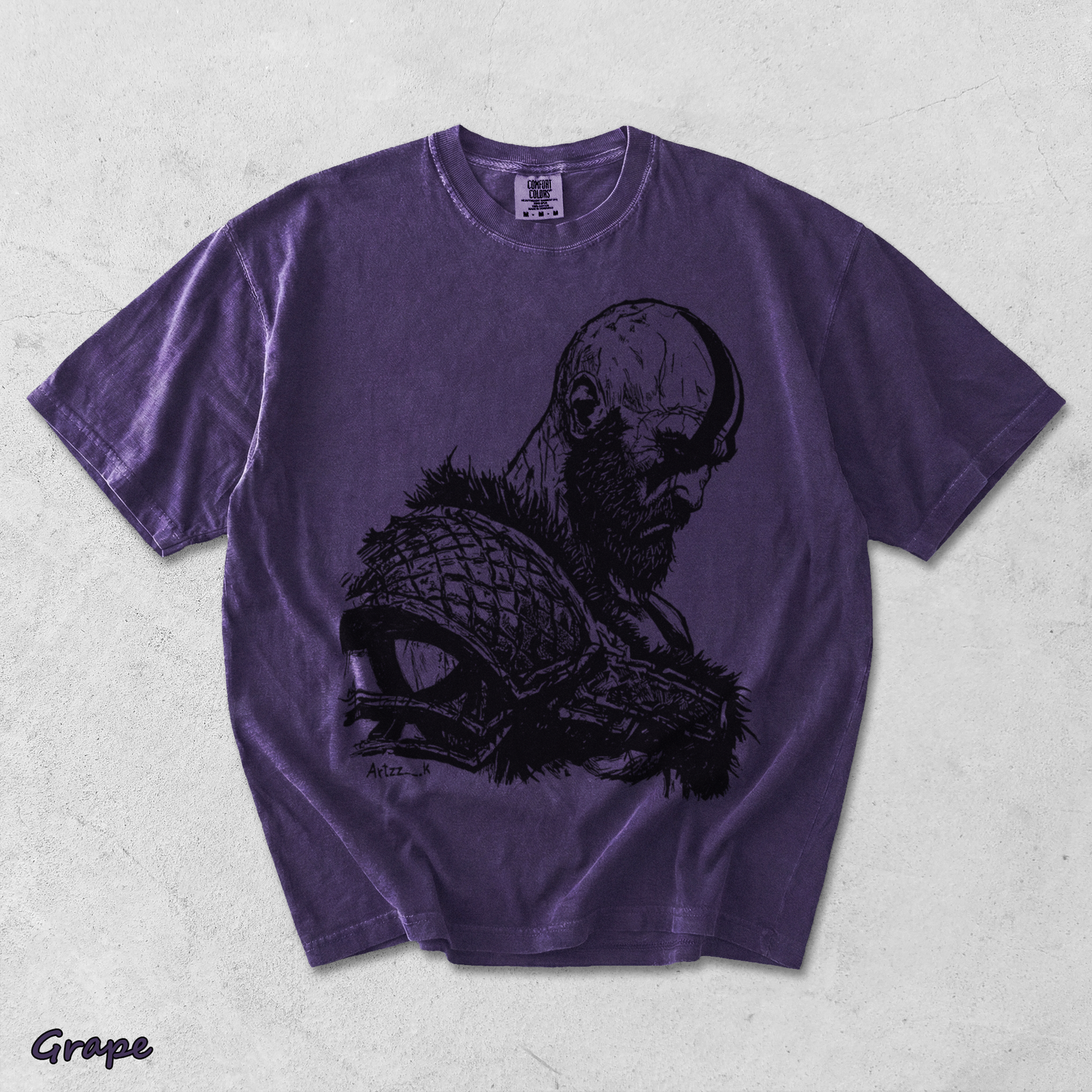 Kratos God of War 2 - Grape mockup