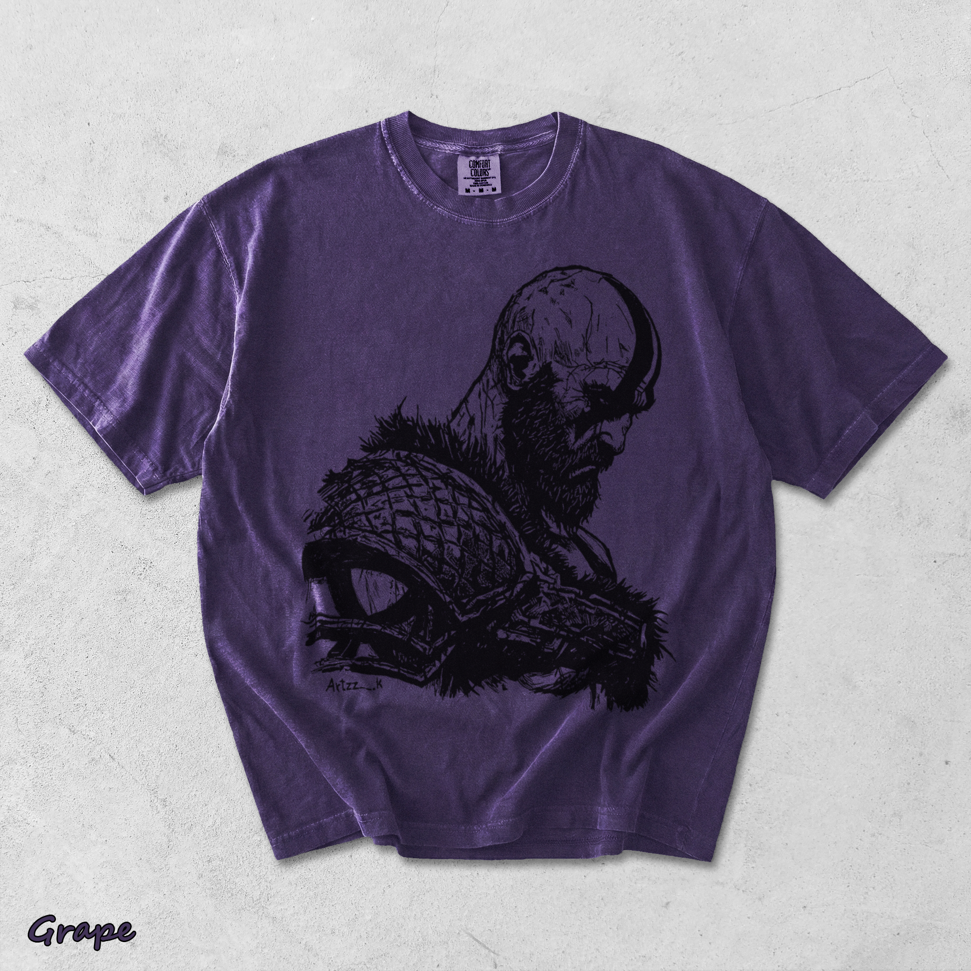 Kratos God of War 2 - Grape mockup