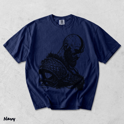 Kratos God of War 2 - True Navy mockup