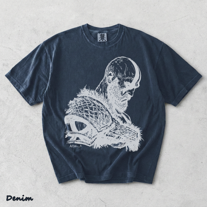 Kratos God of War - Denim mockup