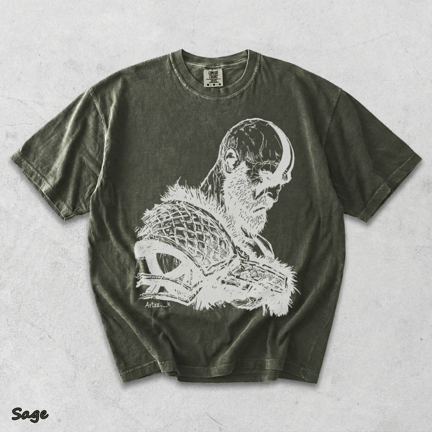 Kratos God of War - Sage mockup