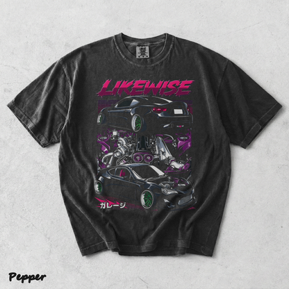 Likewise T-shirt back - Pepper mockup