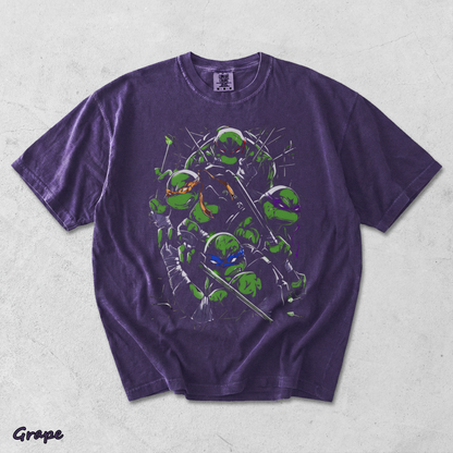 Limited Edition Teenage Mutant Ninja Turtles Tee Bootleg Tee, Classic Movie, Old back - Grape mockup