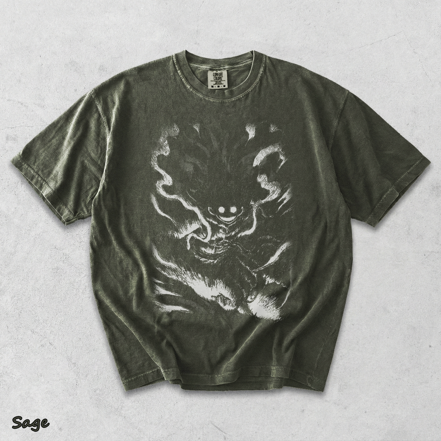 Luffy JoiBoy 2 Back - Sage mockup