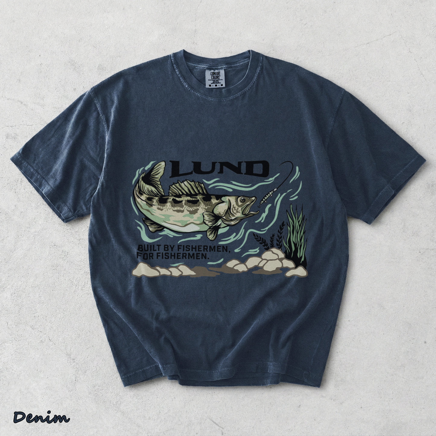 Lund Boats - Denim mockup