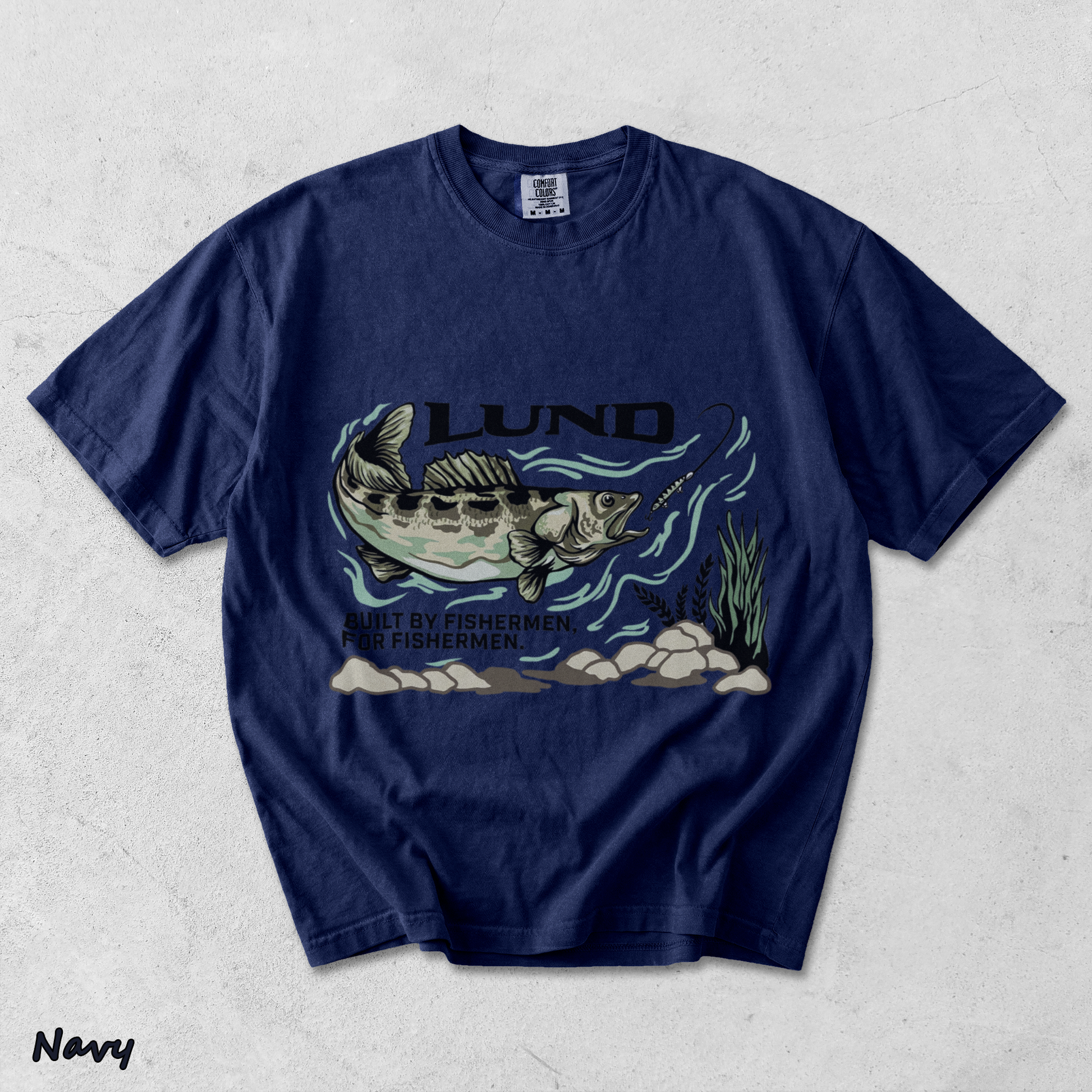 Lund Boats - True Navy mockup