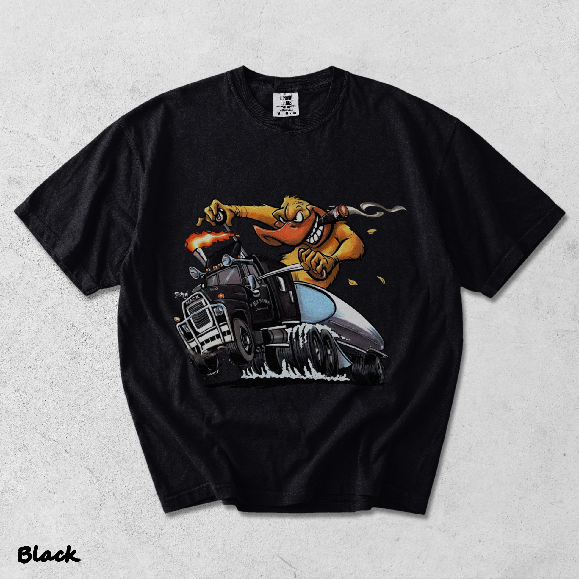 Mack Bulldog - Black mockup