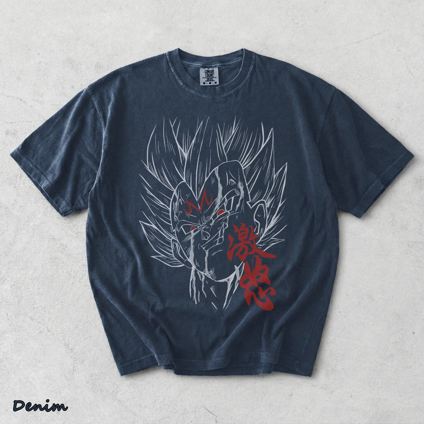 Majin Vegeta - Denim mockup
