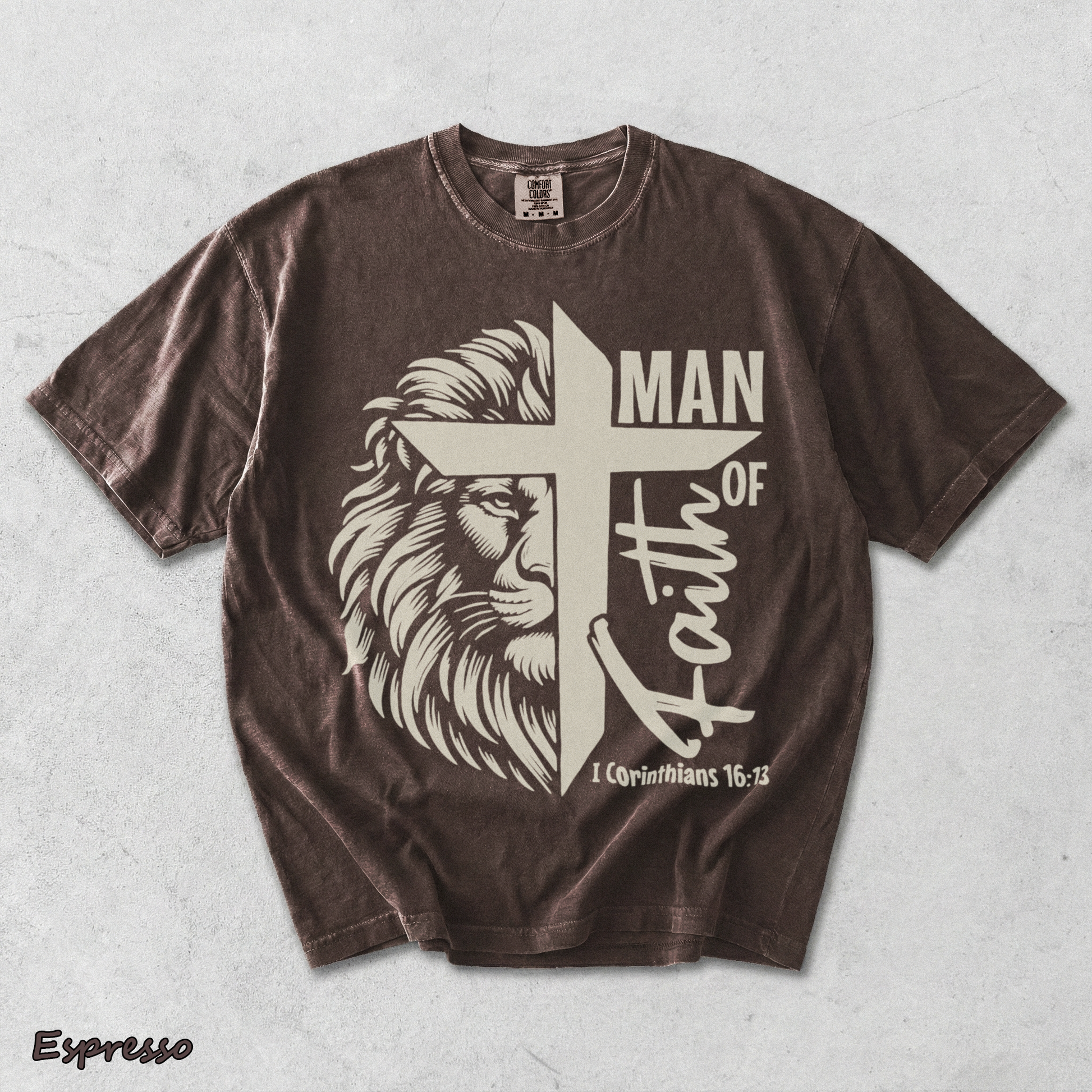 Man of Faith - Espresso mockup