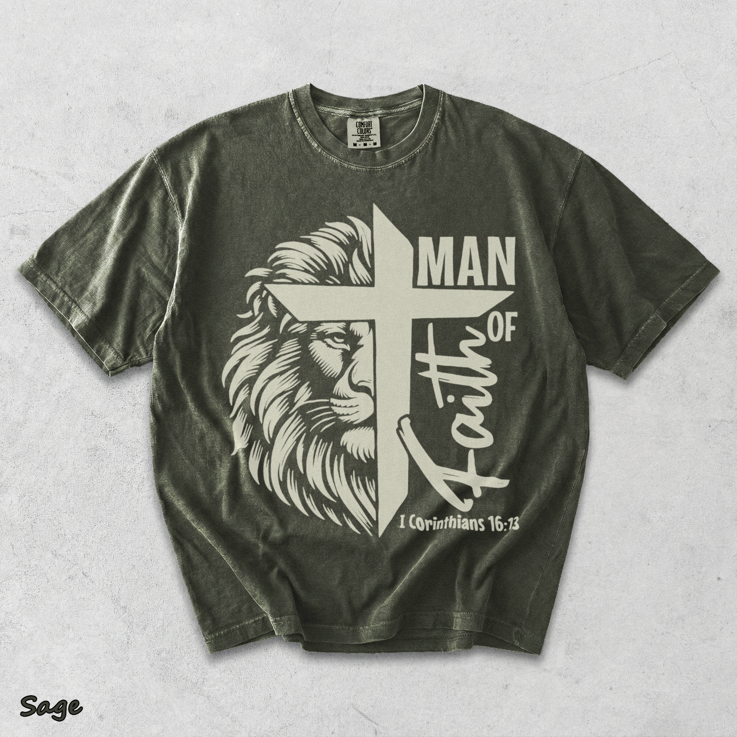 Man of Faith - Sage mockup