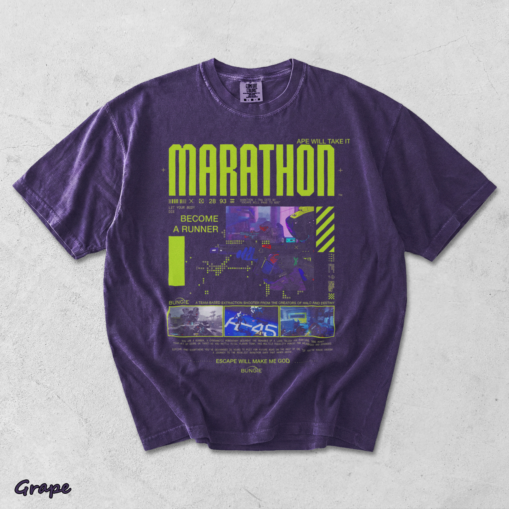 Marathon Gameplay - Grape mockup