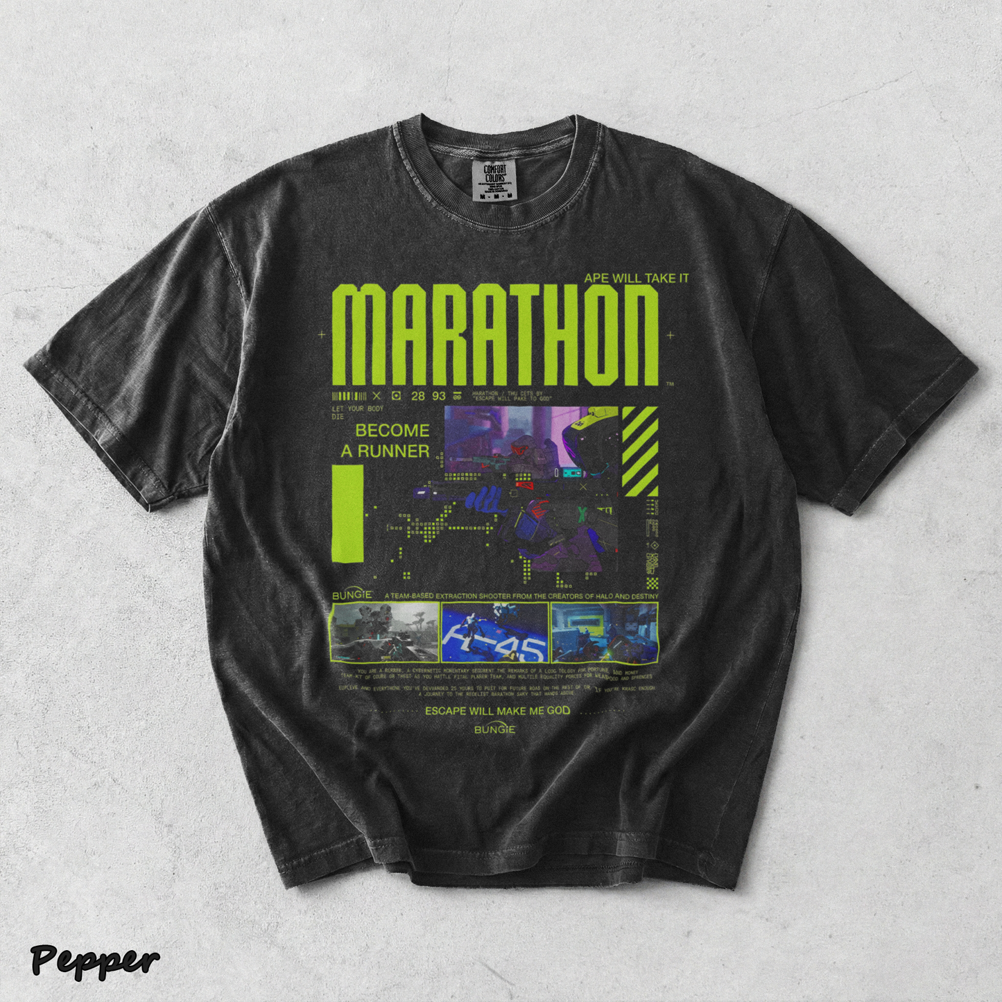 Marathon Gameplay - Pepper mockup