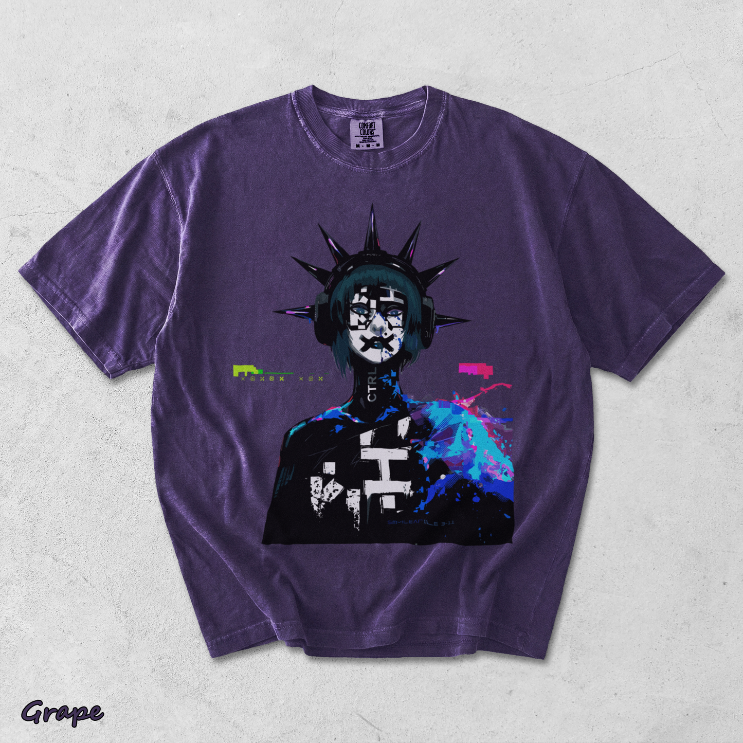 Marathon Reveal Tshirt - Grape mockup