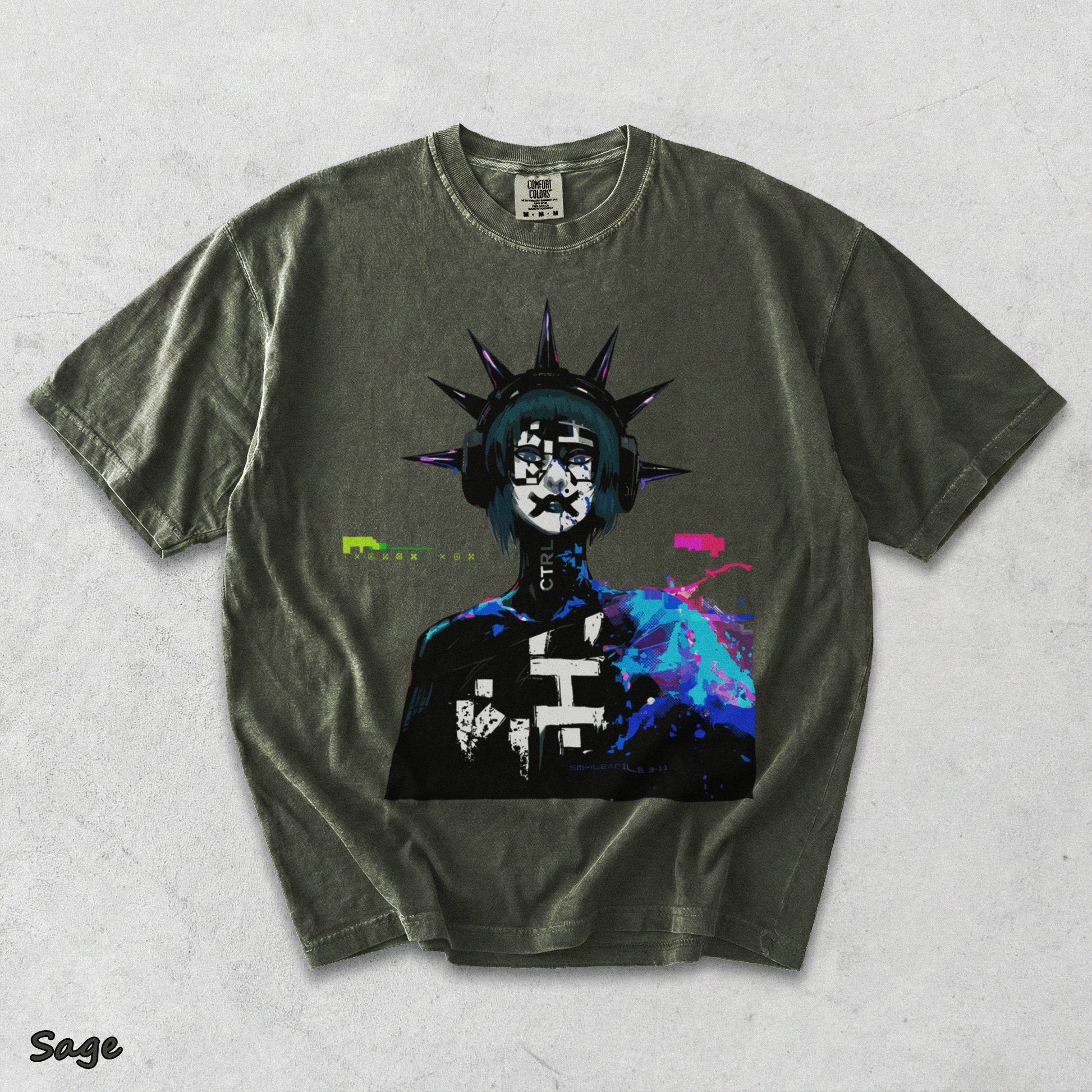Marathon Reveal Tshirt - Sage mockup