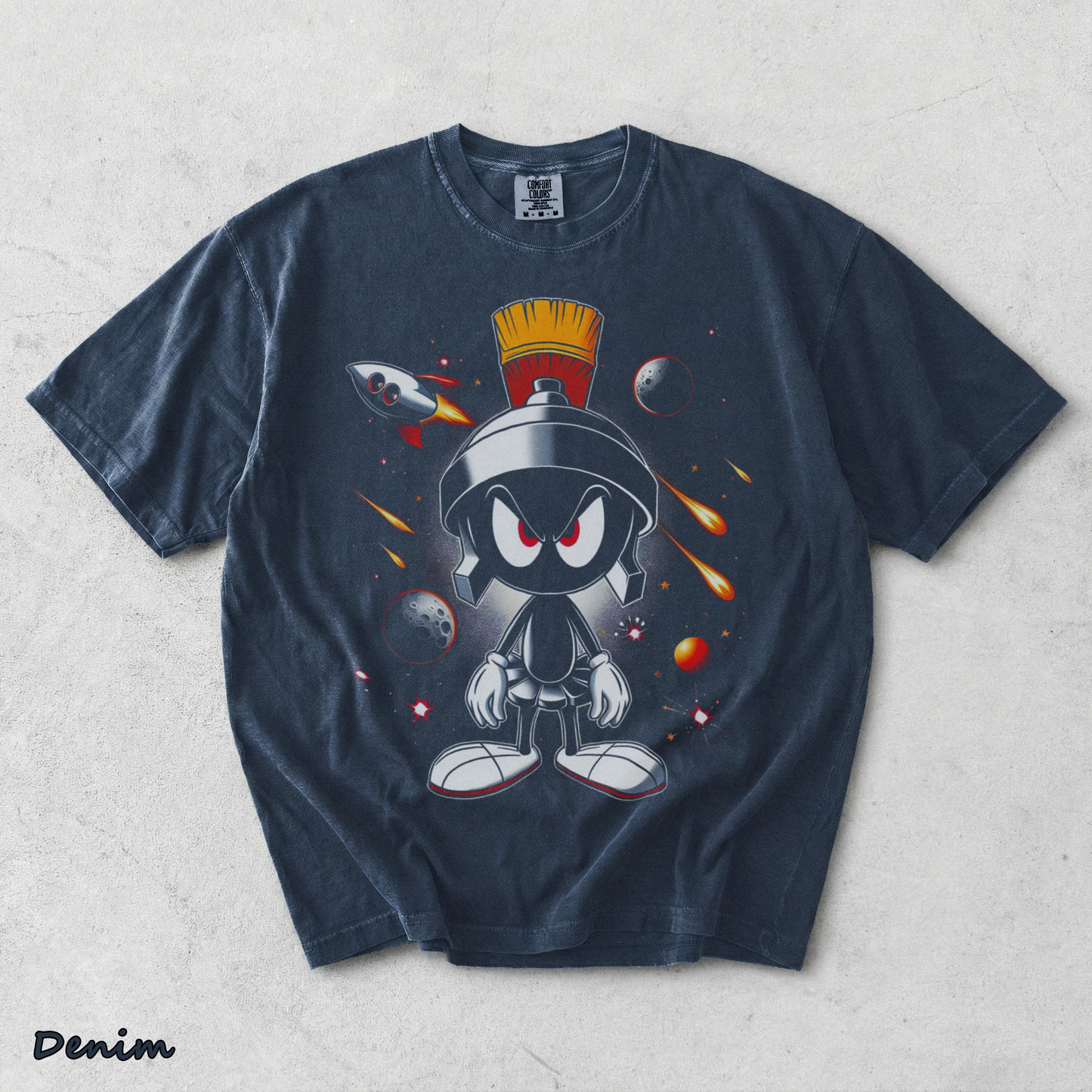 Marvin The Martian - Denim mockup