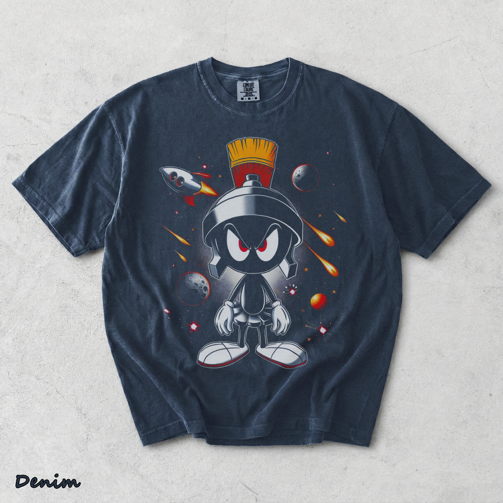 Marvin The Martian - Denim mockup