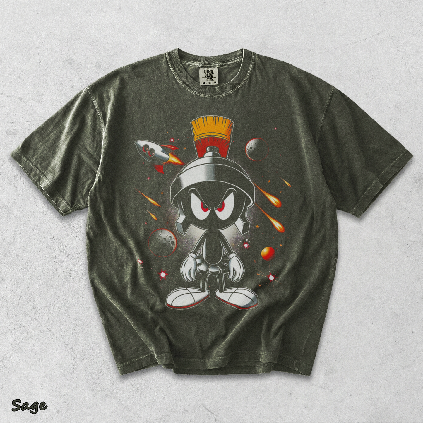 Marvin The Martian - Sage mockup