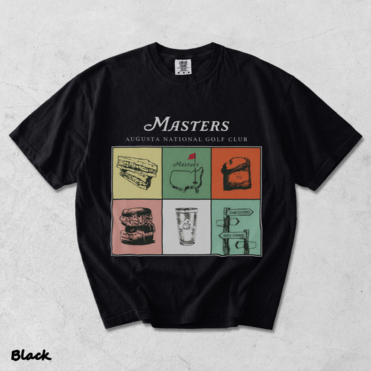 Masters 2026 Menswear - Black mockup