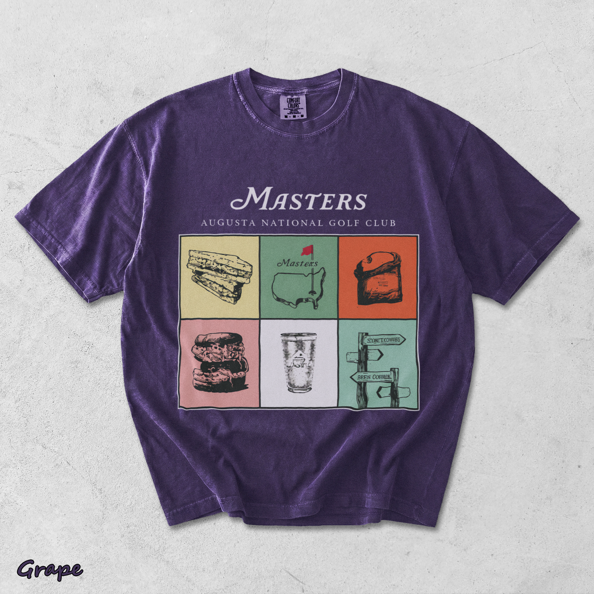 Masters 2026 Menswear - Grape mockup
