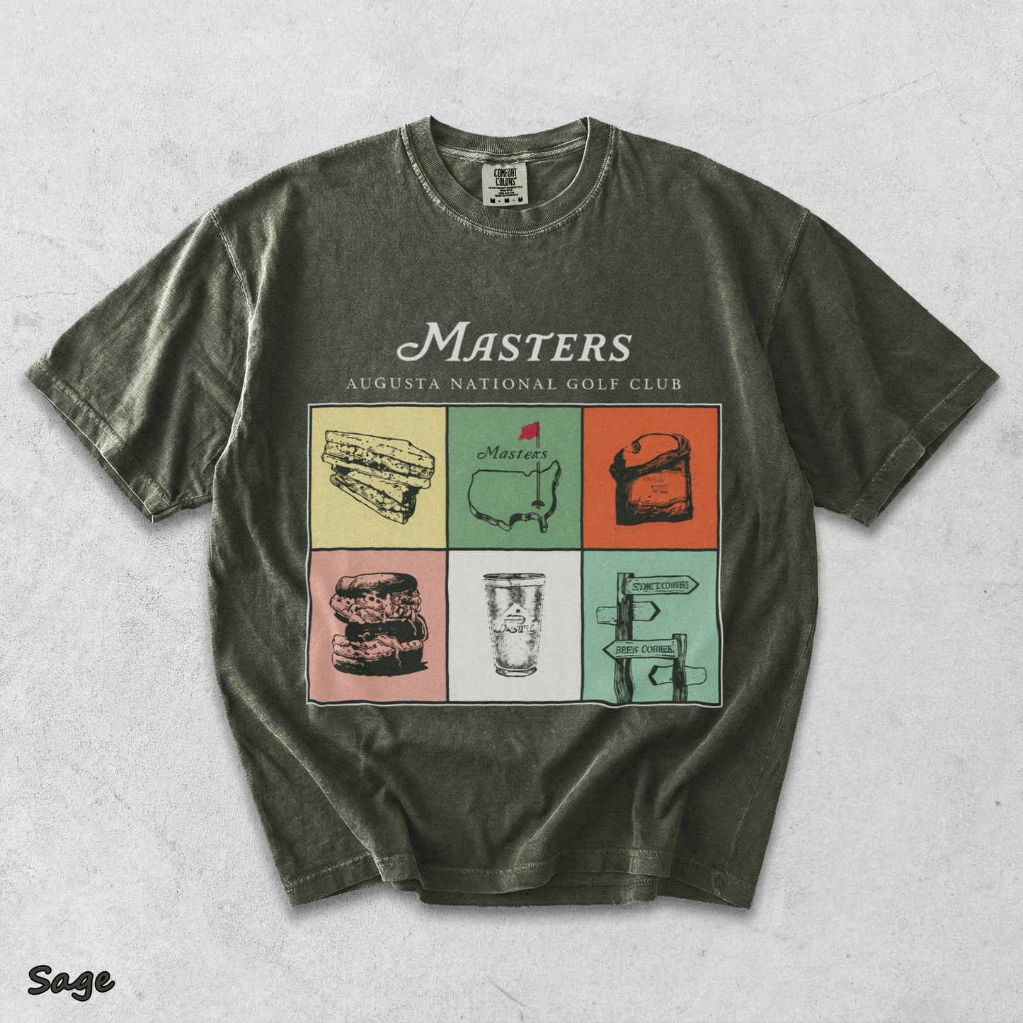 Masters 2026 Menswear - Sage mockup