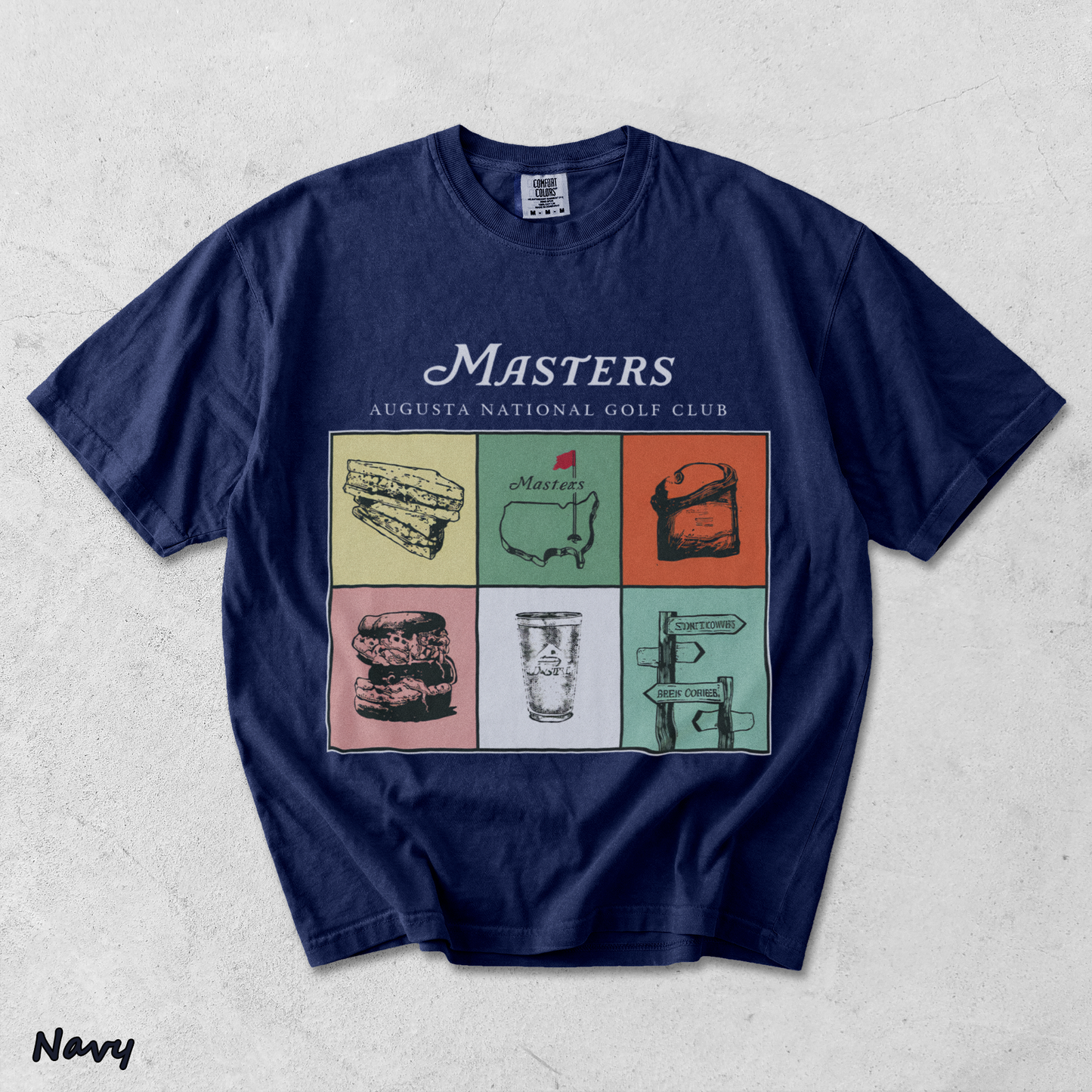 Masters 2026 Menswear - True Navy mockup