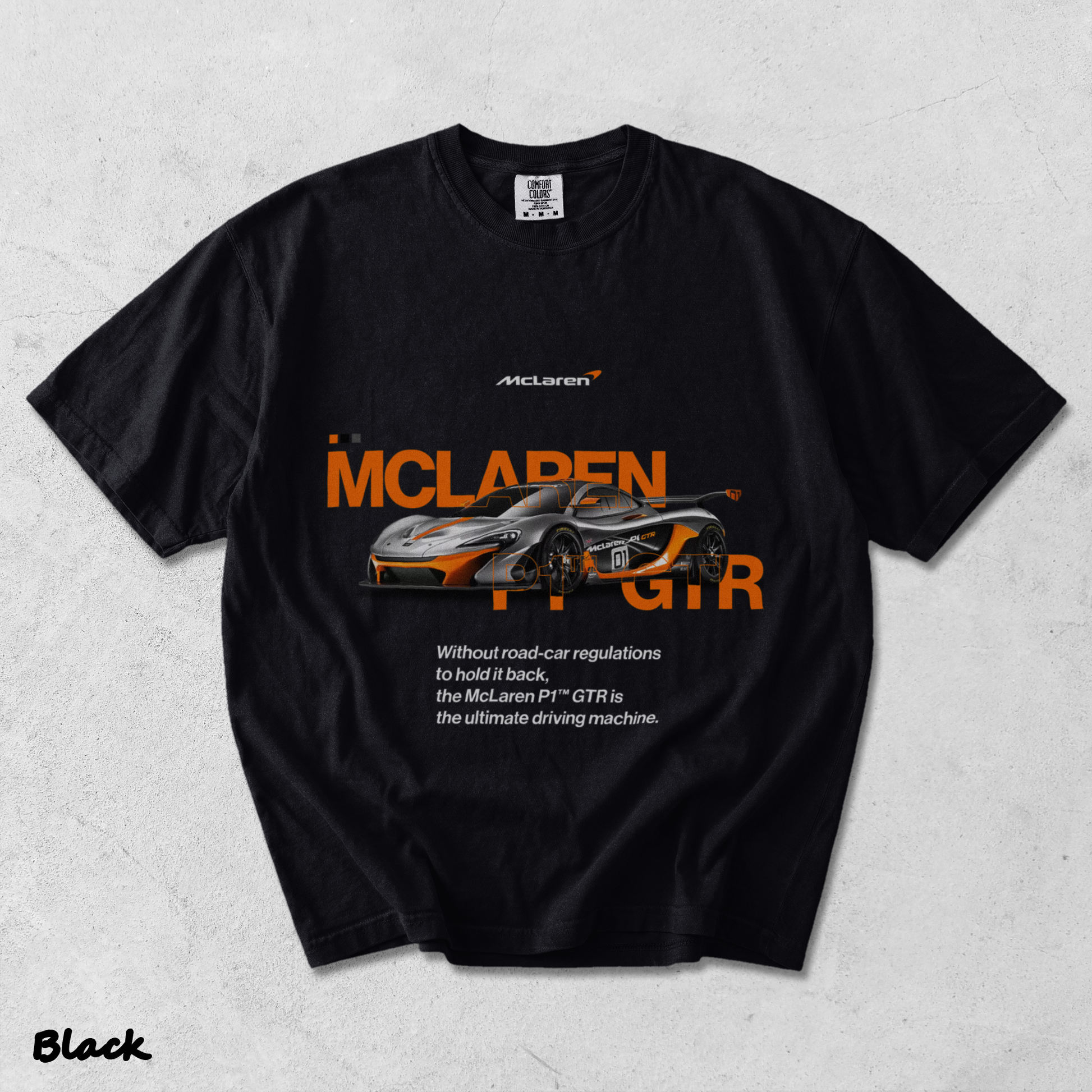 McLaren P1 GTR - Black mockup