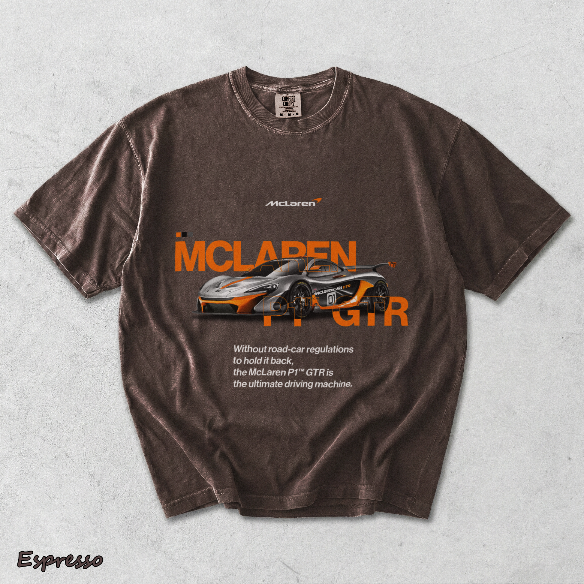 McLaren P1 GTR - Espresso mockup