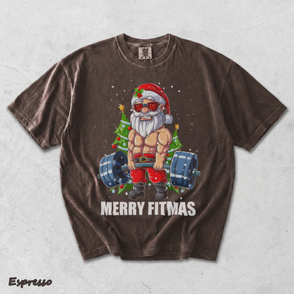 Merry Fitmas - Espresso mockup