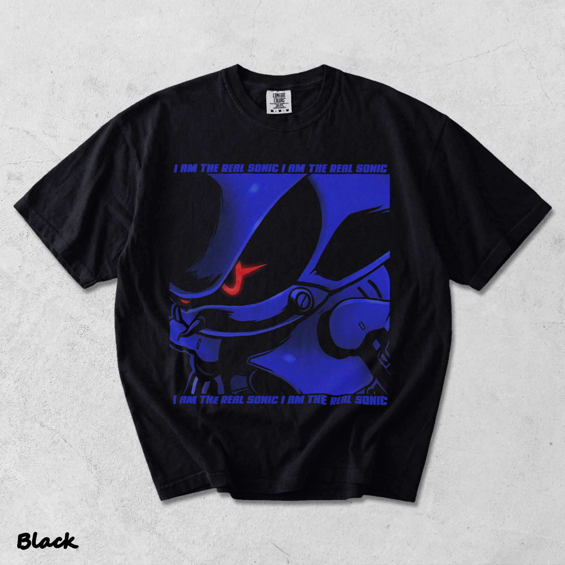 Metal Sonic & Shadow the Hedgehog - Black mockup