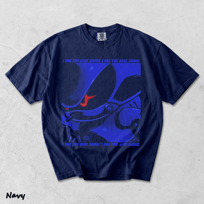 Metal Sonic & Shadow the Hedgehog - True Navy mockup