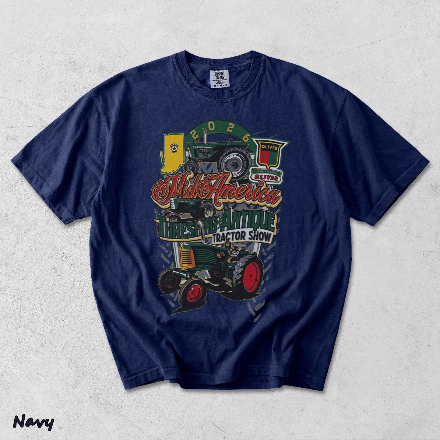 Mid America Antique Tractor Show 2 - True Navy mockup