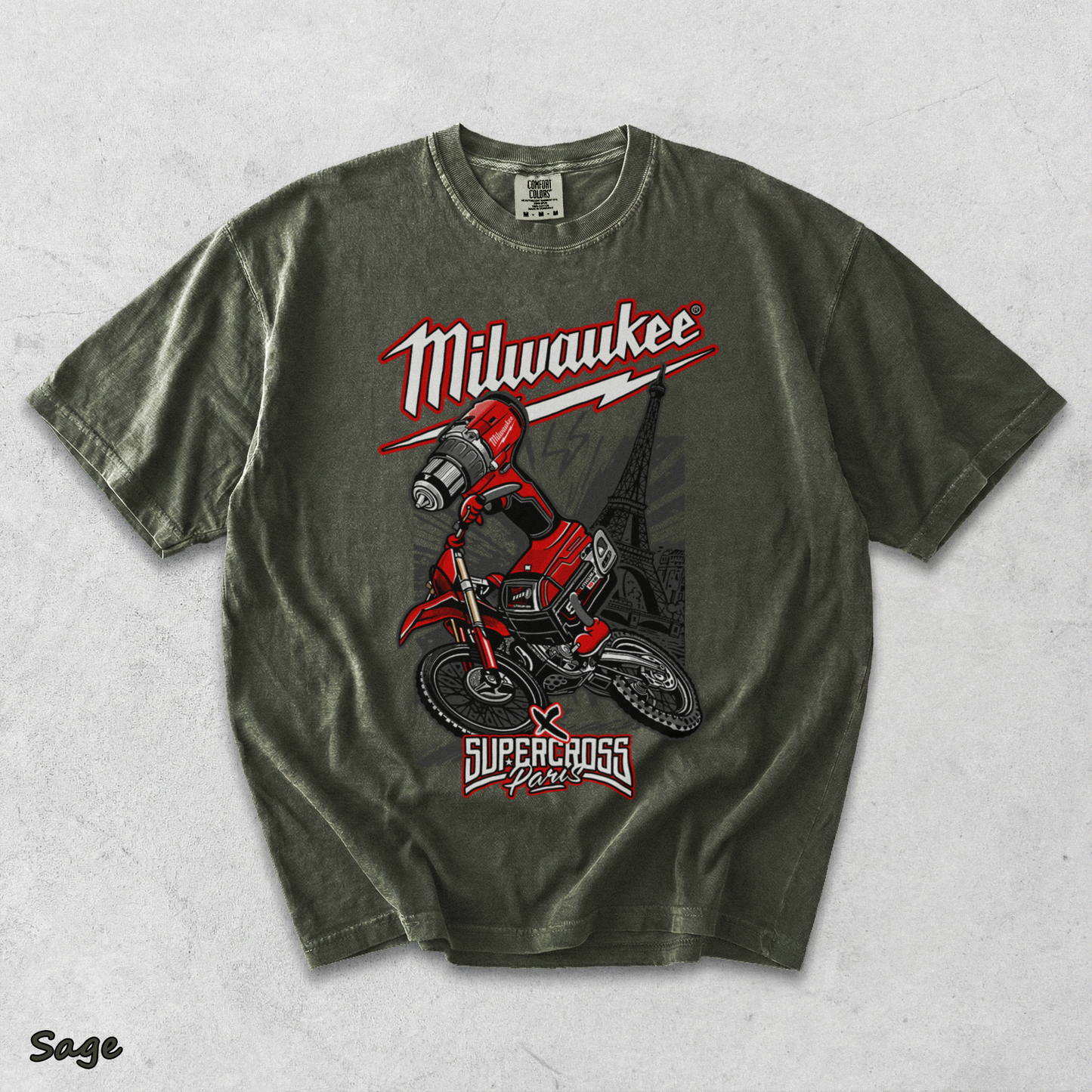 Milwaukee Super Cross - Sage mockup